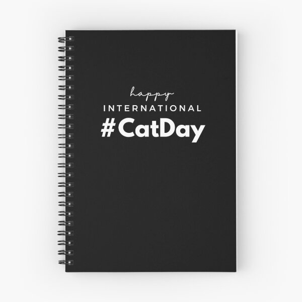 Item preview, Hashtag Happy International Cat Day designed and sold by HashtagZone.