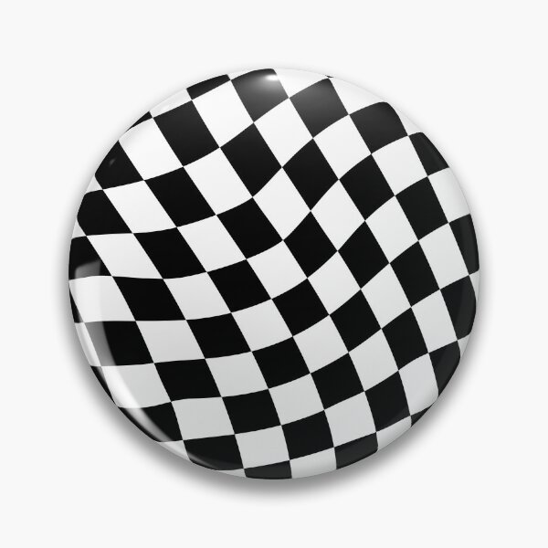Item preview, Black and White Swirl Checker designed and sold by thelustrous.