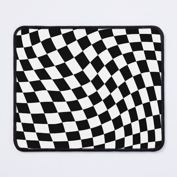 Item preview, Black and White Swirl Checker designed and sold by thelustrous.