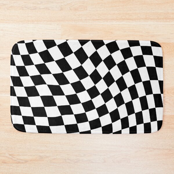 Item preview, Black and White Swirl Checker designed and sold by thelustrous.