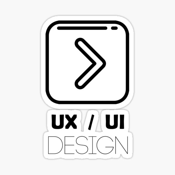 " User Experience UX/UI and UI Design" Sticker for Sale by ...