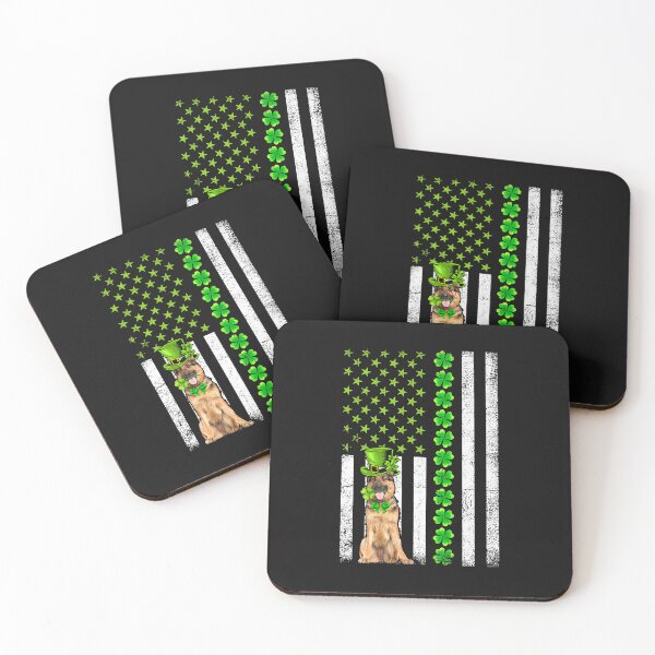 Artikelvorschau, American Flag German Shepherd Dog St Patricks Day entworfen und verkauft von Mitzi12312.