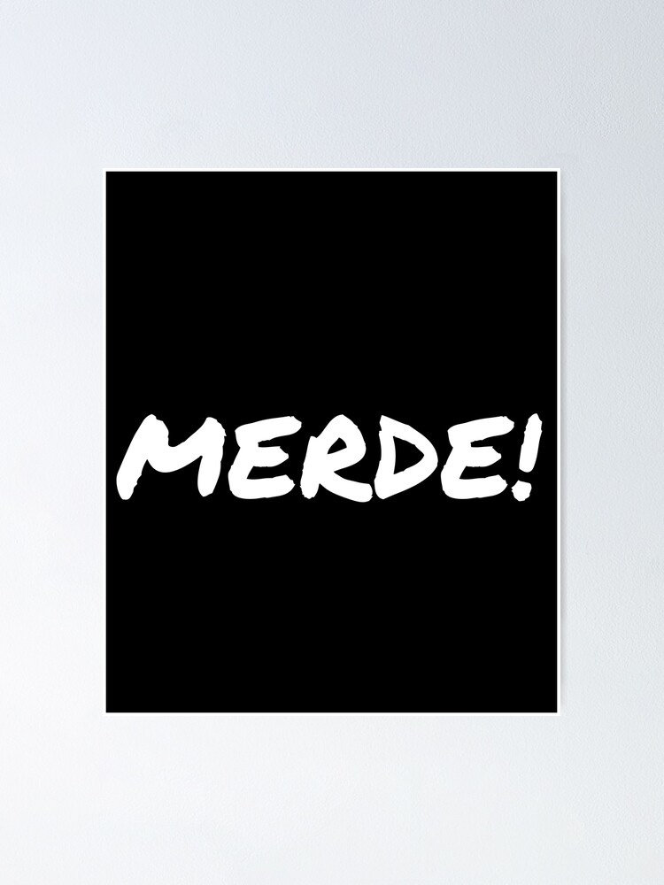 merde-funny-french-words-poster-for-sale-by-itsmeamour-redbubble