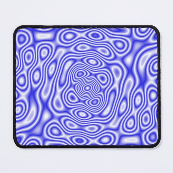 Item preview, Blue White Cosmic Liquid Pattern designed and sold by Shapes-Mania.