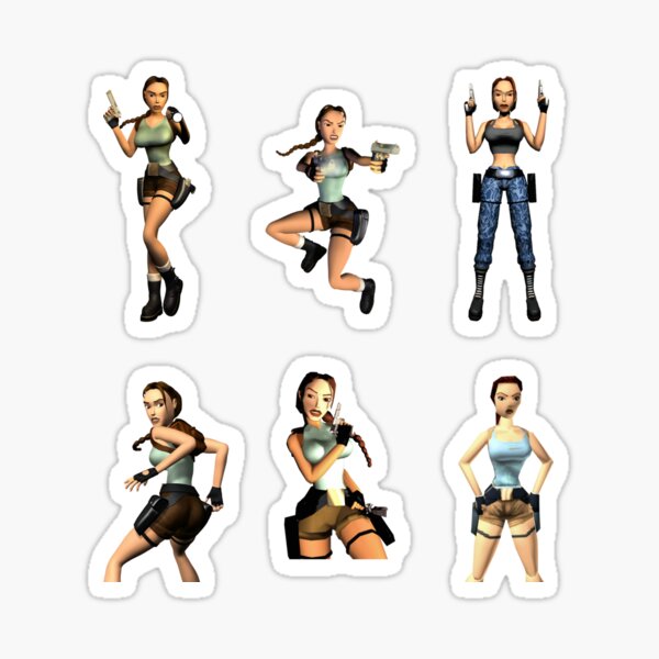 Lara Croft Tomb Raider-Paket Sticker