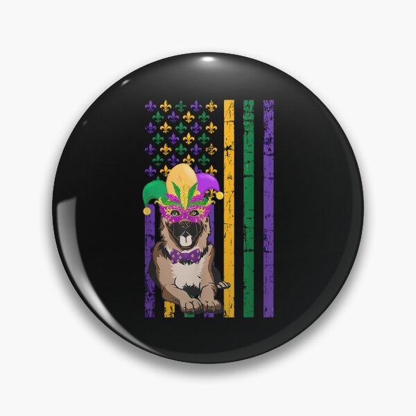 Artikelvorschau, Cute German Shepherd Mardi Gras American Flag Dog Lovers entworfen und verkauft von Mitzi12312.