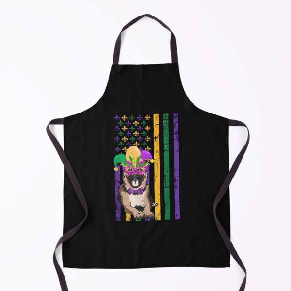 Item preview, Cute German Shepherd Mardi Gras American Flag Dog Lovers designed and sold by Mitzi12312.