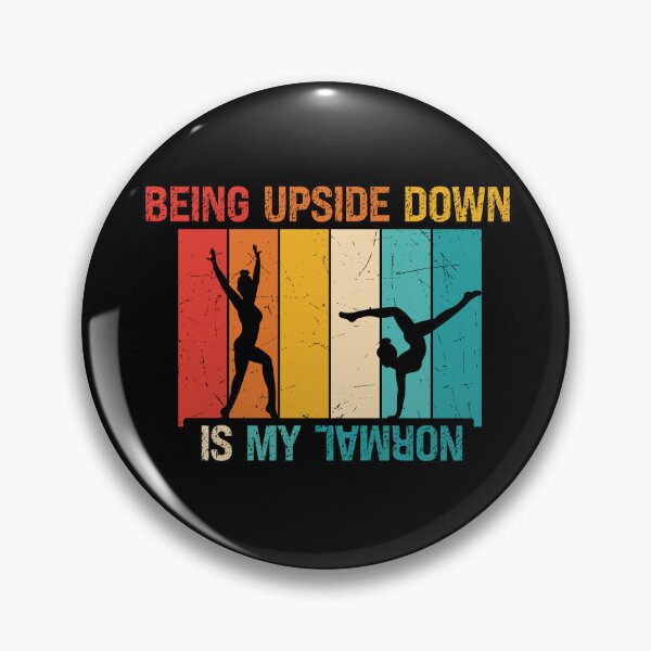 Item preview, Being Upside Down Is My Normal Funny Cool Vintage Artistic Gymnastic Gift For Gymnastic Lovers designed and sold by pedrored369.