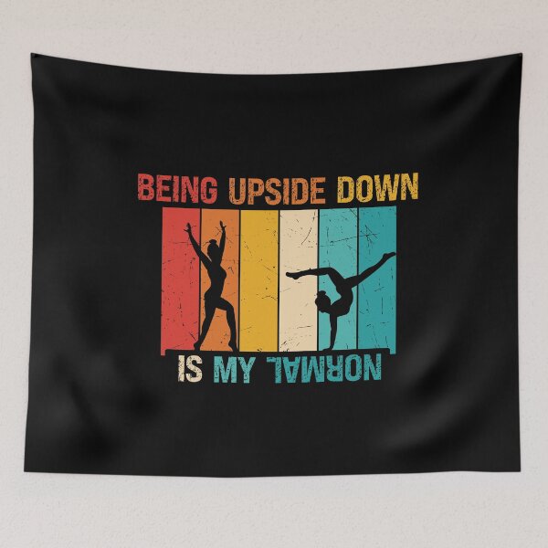Item preview, Being Upside Down Is My Normal Funny Cool Vintage Artistic Gymnastic Gift For Gymnastic Lovers designed and sold by pedrored369.