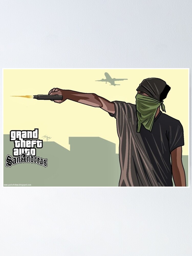 San Andreas Video Games Artwork Poster for Sale by Liquid-Art