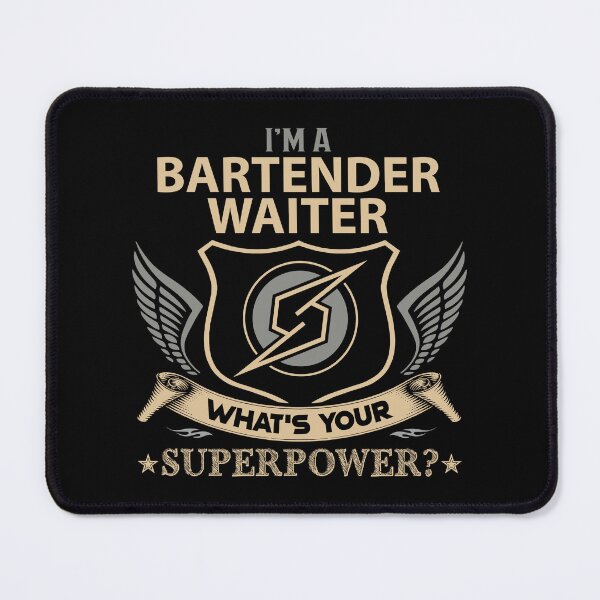 Item preview, Bartender Waiter T Shirt - What Is Your Superpower Job Gift Item Tee designed and sold by leolanwugm.