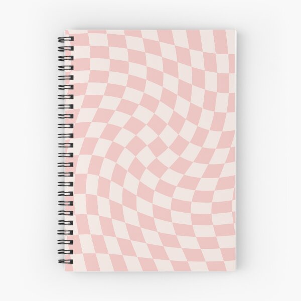 Item preview, Pastel Pink Checkerboard Wavy Swirl Geometric Pattern Cute designed and sold by trajeado14.