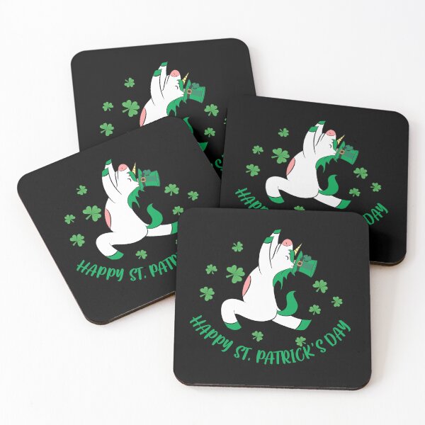 Item preview, 2022 st. patricks day shirt unicorn, clover, happy,2022, unicorn, irish, day, cute, drinking																 designed and sold by plussorn.