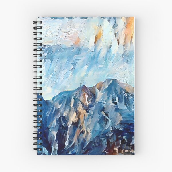 Item preview, AI Generated Style Transfer Art, Mountain Painting designed and sold by ACC .
