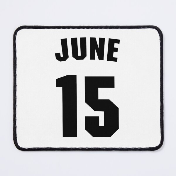 Item preview, Date of birth 15 June birthday gift sport design designed and sold by Panya-Design.
