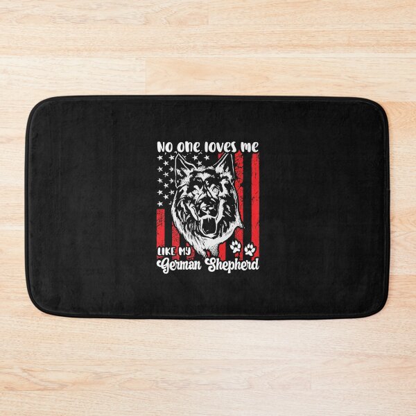 Item preview, German Shepherd American Flag Dog - No one loves me designed and sold by Mitzi12312.