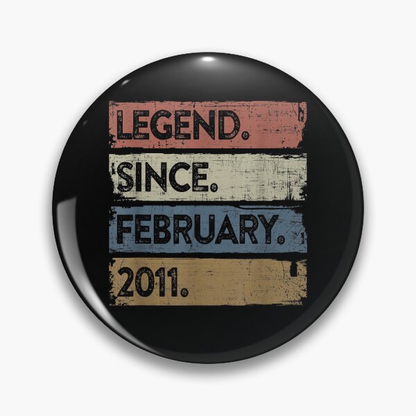 Item preview, Legend Since February 2011 11th Birthday 11 Years Old Boy designed and sold by PrincessBrogan.