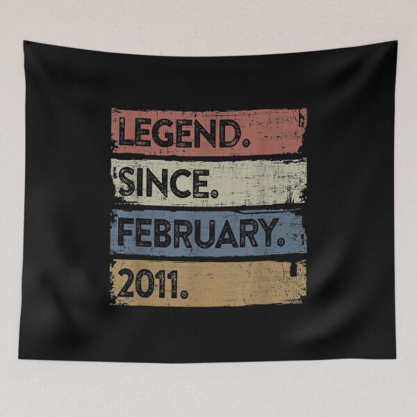 Item preview, Legend Since February 2011 11th Birthday 11 Years Old Boy designed and sold by PrincessBrogan.
