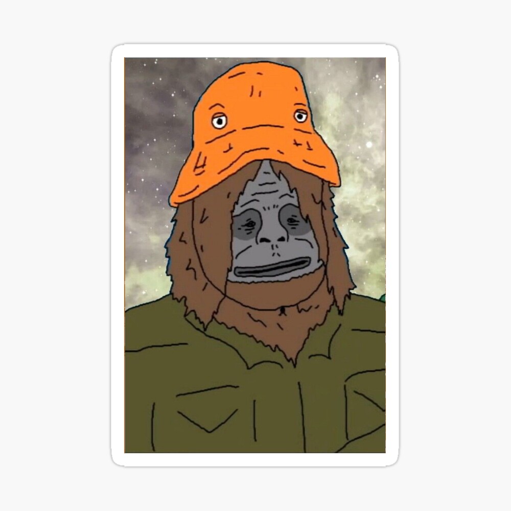 Big lez show deals orange bucket hat