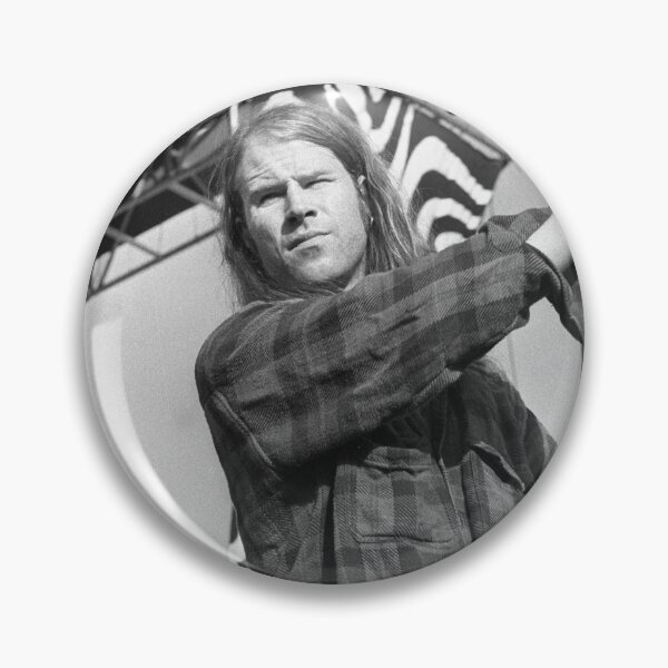 Item preview, Mark Lanegan Screaming Trees BW Photograph designed and sold by ConcertImages.
