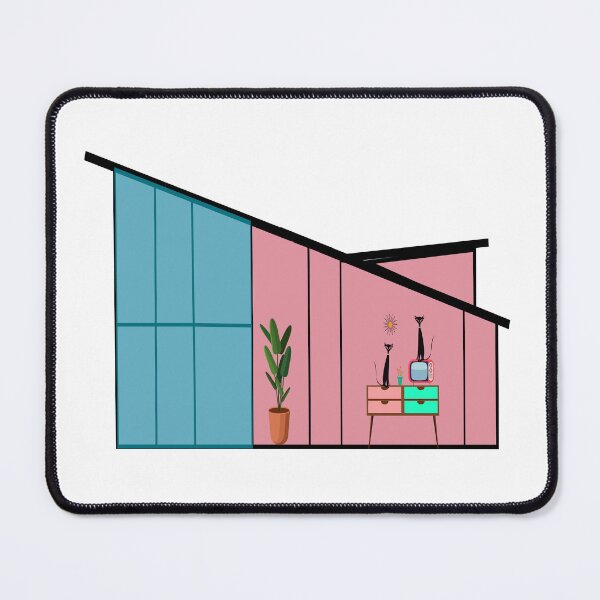 Item preview, Retro Cats Settling into a MCM Palm Springs Home designed and sold by LisWilliams.