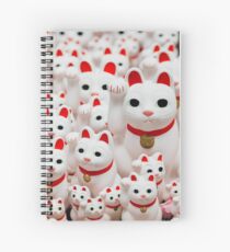 Good Luck Cats Spiral Notebook