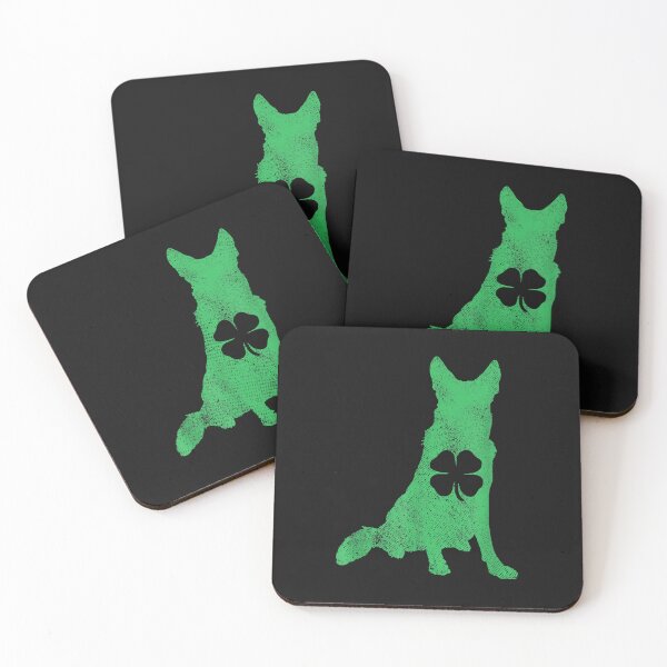 Artikelvorschau, German Shepherd Dog Gift St. Patrick's Day Shamrock Clover entworfen und verkauft von Mitzi12312.