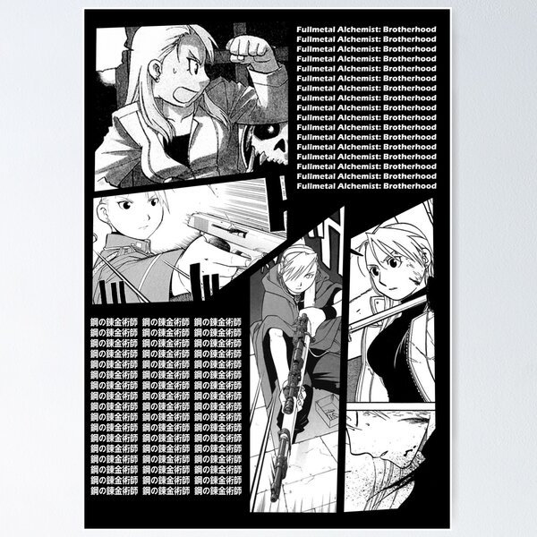 Roy Mustang Fullmetal Alchemist Brotherhood Fullmetal Alchemist Manga Panel  Design Poster for Sale by Raiden Designer Shop