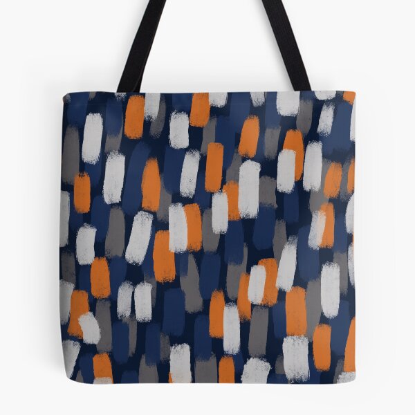 Item preview, Abstract, Orange and Blue, Paint Brush Effect designed and sold by OneThreeSix.