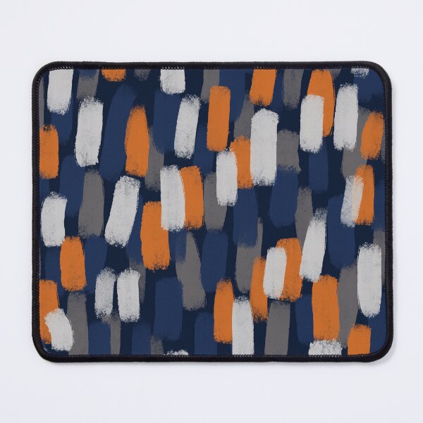 Item preview, Abstract, Orange and Blue, Paint Brush Effect designed and sold by OneThreeSix.