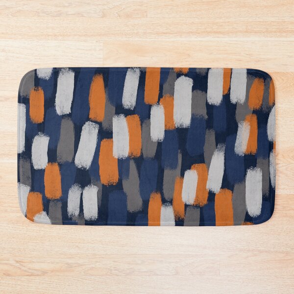 Item preview, Abstract, Orange and Blue, Paint Brush Effect designed and sold by OneThreeSix.