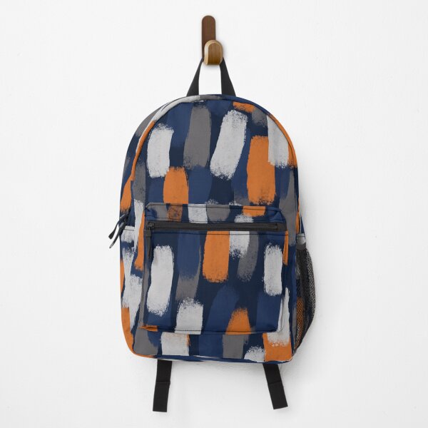 Item preview, Abstract, Orange and Blue, Paint Brush Effect designed and sold by OneThreeSix.