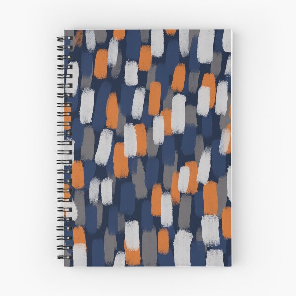 Item preview, Abstract, Orange and Blue, Paint Brush Effect designed and sold by OneThreeSix.