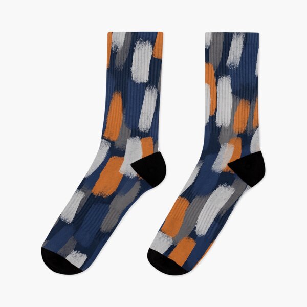 Item preview, Abstract, Orange and Blue, Paint Brush Effect designed and sold by OneThreeSix.