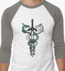 Dragon Sword Men's Baseball ¾ T-Shirt