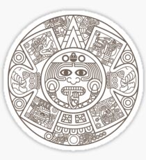 Mayan Circle Sticker