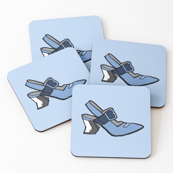 Item preview, Fluevog Bolt Shoe Blue designed and sold by anne m bray.