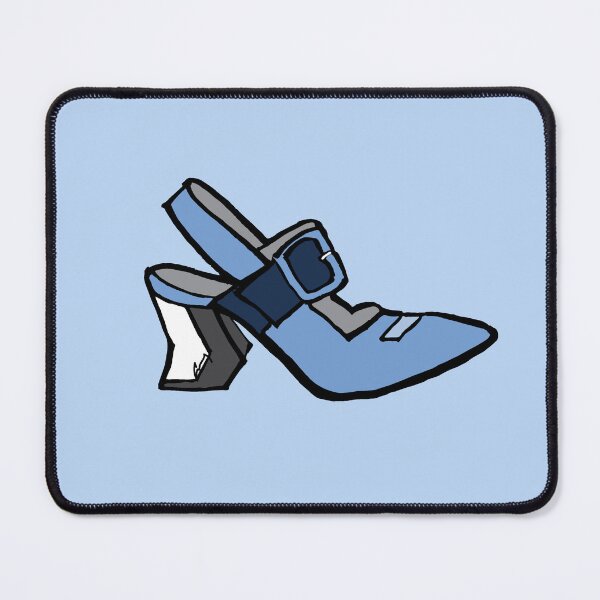 Item preview, Zapato Fluevog Bolt azul designed and sold by anne m bray.