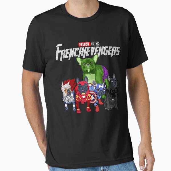 Item preview, FRENCHIEVENGERS Assemble, Super Dogs Assemble, Frenchie Bulldog designed and sold by Jolly Paper.