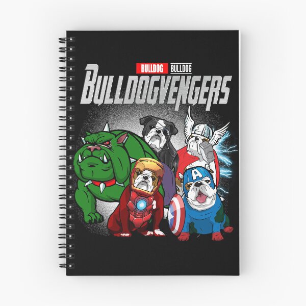 Artikelvorschau, BULLVENGERS ASSEMBLE, Bulldog Superhunde entworfen und verkauft von Jolly Paper.