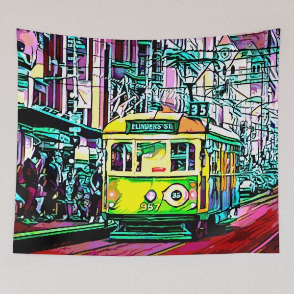 Item preview, Melbourne Australia Trams designed and sold by Go Logo Designs.