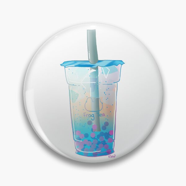 Item preview, Light blue bubble tea  designed and sold by Elliesaurusart.