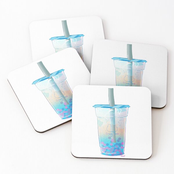 Item preview, Light blue bubble tea  designed and sold by Elliesaurusart.