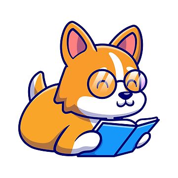 Artwork thumbnail, corgi reader by OtterFactory