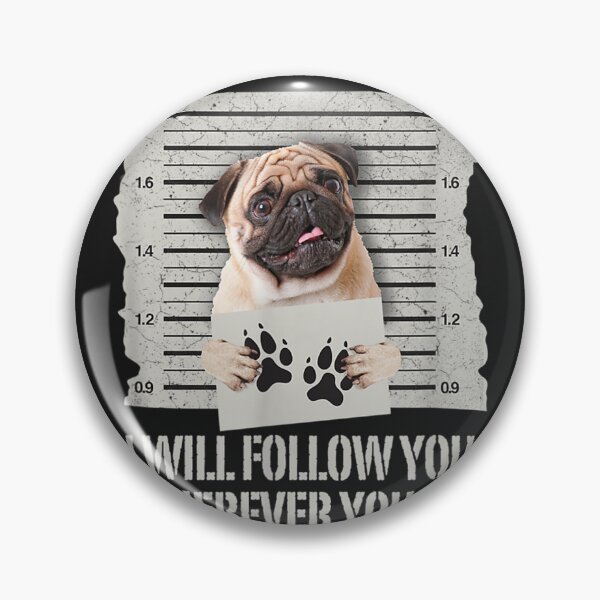 Item preview, Personal Stalker Pug T-Shirt designed and sold by TheresaKrammer.