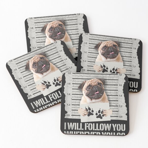 Item preview, Personal Stalker Pug T-Shirt designed and sold by TheresaKrammer.