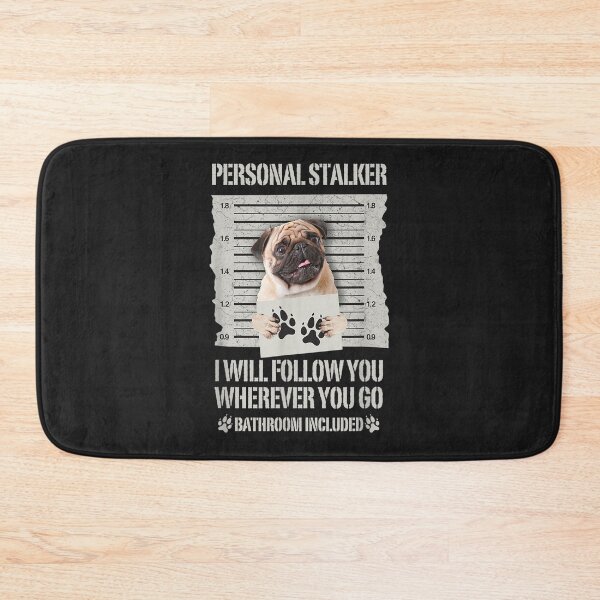 Item preview, Personal Stalker Pug T-Shirt designed and sold by TheresaKrammer.