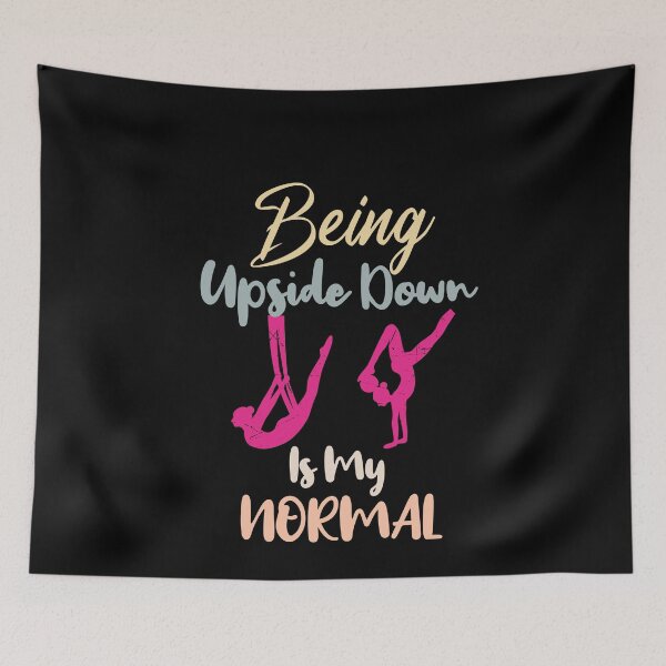 Item preview, Being Upside Down Is My Normal Funny Cool Colorful Artistic Gymnastic Gift For Gymnastic Lovers designed and sold by pedrored369.