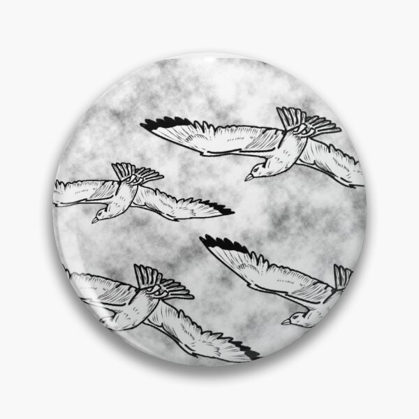 Item preview, Sky Migration dad hats- Flying birds migrating (Herring Gulls) designed and sold by Midnightviera.