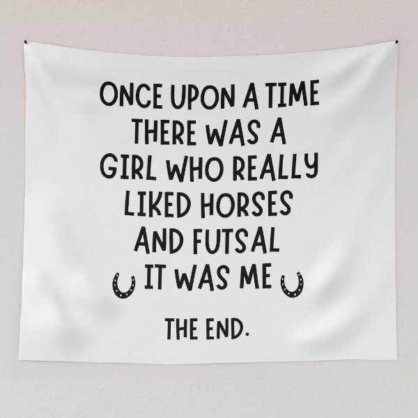 Item preview, A girl who really liked horses & futsal designed and sold by TheGreenGoat.